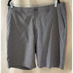Ben Hogan Gray Men's Golf Tech Performance Shorts Flat‎ Front Size 38 Inseam 10”